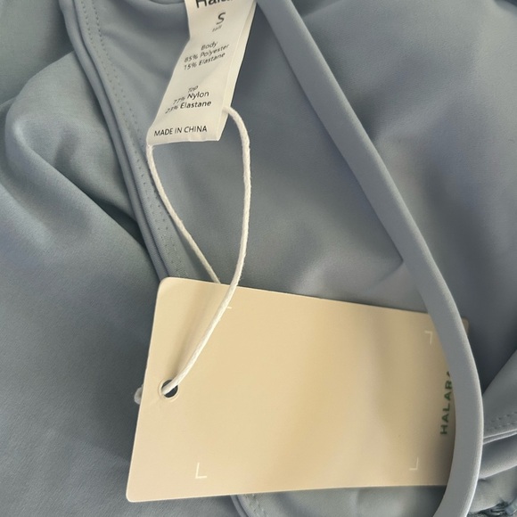 HALARA Blue Wide-Leg Jumpsuit with Spaghetti Straps - Picture 8 of 8